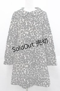 Emily Temple cute / レオパードジャガードコート  ベージュ I-25-11-18-026-ET-CO-SA-ZI