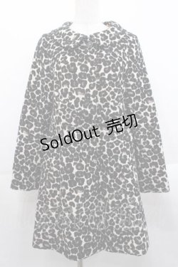 画像1: Emily Temple cute / レオパードジャガードコート  ベージュ I-25-11-18-026-ET-CO-SA-ZI