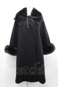 白英工作室(BitterSweet)（海外ロリータブランド） / ファー襟袖コート S ブラック I-25-11-18-027-LO-CO-SA-ZI