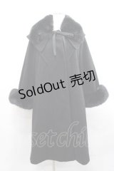 白英工作室(BitterSweet)（海外ロリータブランド） / ファー襟袖コート S ブラック I-25-11-18-027-LO-CO-SA-ZI