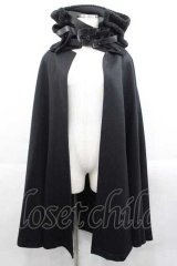 alice auaa / ファー襟ロングケープコート 3 ブラック I-25-11-18-029-AA-CO-SA-ZI