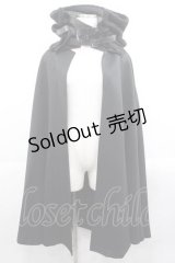 alice auaa / ファー襟ロングケープコート 3 ブラック I-25-11-18-029-AA-CO-SA-ZI