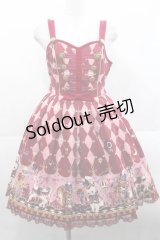Angelic Pretty / TOY MARCHジャンパースカート  ボルドー I-25-11-18-031-AP-OP-SA-ZI