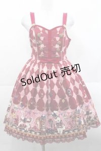 Angelic Pretty / TOY MARCHジャンパースカート  ボルドー I-25-11-18-031-AP-OP-SA-ZI