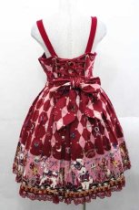 画像2: Angelic Pretty / TOY MARCHジャンパースカート  ボルドー I-25-11-18-031-AP-OP-SA-ZI (2)