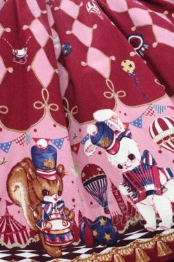 画像5: Angelic Pretty / TOY MARCHジャンパースカート  ボルドー I-25-11-18-031-AP-OP-SA-ZI