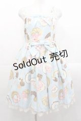 Angelic Pretty / Baked Sweets Parade Special ジャンパースカート Set  サックス I-25-11-18-032-AP-OP-SA-ZI