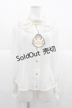 画像1: ALICE and the PIRATES / スノードームブラウス  白 I-25-11-24-001-PA-BL-SA-ZI