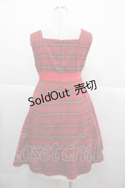 画像2: Angelic Pretty / タータンチェックジャンパースカート  赤チェック I-25-11-24-047-AP-OP-SA-ZI