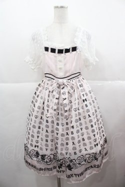 画像1: BABY,THE STARS SHINE BRIGHT / Petite Cherie Camelia Coffret柄ワンピース  ピンク I-25-11-24-050-BA-OP-SA-ZI