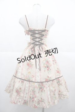 画像2: Innocent World / バラとチューリップのフレアージャンパースカート  ピンク I-25-11-24-053-IW-OP-SA-ZI