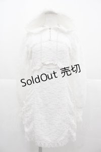 Ank Rouge / おなか開きレースキャミOP  白 I-25-11-24-060-CA-OP-SA-ZI