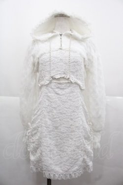 画像1: Ank Rouge / おなか開きレースキャミOP  白 I-25-11-24-060-CA-OP-SA-ZI