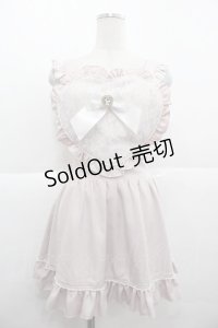 Princess Melody / チェックハートサロペット  ピンク I-25-11-24-063-EL-OP-SA-ZI