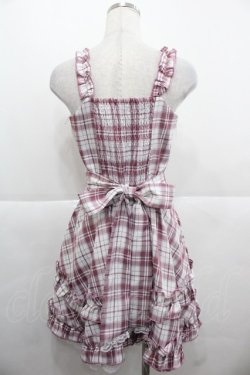 画像2: Princess Melody / チェックフリルジャンパースカート  ピンクチェック I-25-11-24-064-EL-OP-SA-ZI