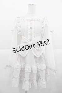 LIZ LISA / ティアラリボンティアードワンピース  ピンクＸ白 I-25-11-24-065-LO-OP-SA-ZI