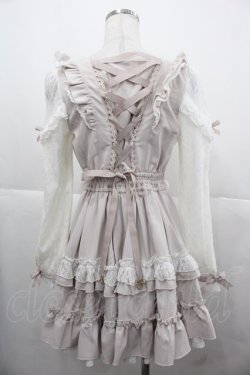 画像2: LIZ LISA / ティアラリボンティアードワンピース  ピンクＸ白 I-25-11-24-065-LO-OP-SA-ZI