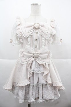 画像1: LIZ LISA / フロントカシュクールBIGリボンセットアップ 0 アイボリー I-25-11-24-068-LO-OP-SA-ZI