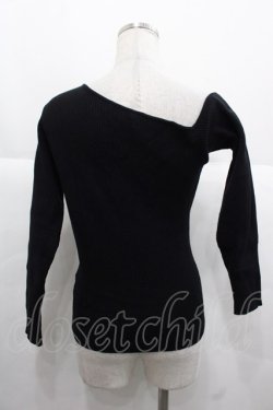 画像2: Ank Rouge / ストーンニットトップス  黒Ｘシルバー I-25-11-24-007-CA-TO-SA-ZI