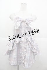 Ank Rouge / リボンフリフリセットアップ  ピンクＸ青 I-25-11-24-069-CA-OP-SA-ZI