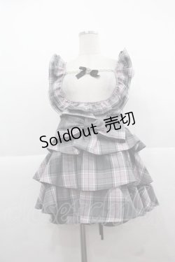 画像1: Ank Rouge / プリンセスパールリボンセットアップ  黒Ｘ紫 I-25-11-24-070-CA-OP-SA-ZI