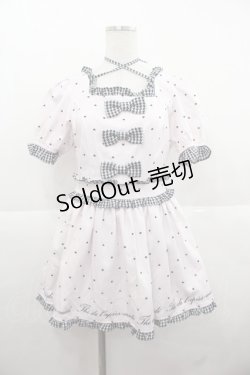 画像1: Ank Rouge / ハートドットＸ千鳥セットアップ  ピンクＸ黒 I-25-11-24-072-CA-PA-SA-ZI