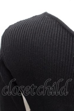 画像3: Ank Rouge / ストーンニットトップス  黒Ｘシルバー I-25-11-24-007-CA-TO-SA-ZI