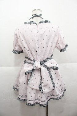 画像2: Ank Rouge / ハートドットＸ千鳥セットアップ  ピンクＸ黒 I-25-11-24-072-CA-PA-SA-ZI