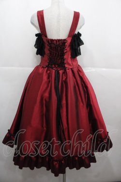 画像2: ATELIER PIERROT / Secret Chamber Corset 　ジャンパースカート 1 黒Ｘ赤 I-25-11-24-074-EL-OP-SA-ZI