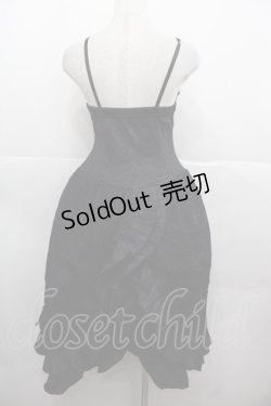 画像2: Qutie Frash / 蜘蛛の巣レースロングキャミワンピース  黒 I-25-11-24-075-QU-OP-SA-ZI