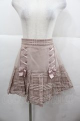 Ank Rouge / スピンドールレース重ねプリーツスカート  ピンク I-25-11-24-080-CA-SK-SA-ZI