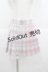 Princess Melody / プリーツチェックスカパン  ピンクチェック I-25-11-24-083-EL-PA-SA-ZI