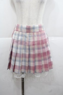 画像1: Princess Melody / プリーツチェックスカパン  ピンクチェック I-25-11-24-083-EL-PA-SA-ZI