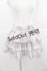 Ank Rouge / チェックリボンフリルスカート  ピンクチェック I-25-11-24-086-CA-SK-SA-ZI