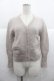 画像1: Katie / FLUFFY v neck short cardigan  ライトグレー I-25-11-24-009-LO-TO-SA-ZI (1)