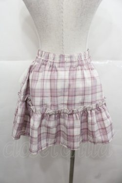画像2: Ank Rouge / ふわふわにくきゅうスカパン  ピンクチェック I-25-11-24-087-CA-SK-SA-ZI