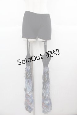 画像1: Qutie Frash / インナーレッグパンツ  黒 I-25-11-24-090-QU-PA-SA-ZI