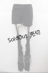 Qutie Frash / インナーレッグパンツ  黒Ｘ青 I-25-11-24-091-QU-PA-SA-ZI