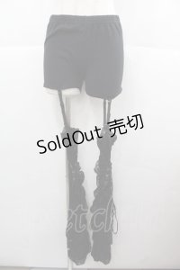 Qutie Frash / インナーレッグパンツ  黒Ｘ青 I-25-11-24-091-QU-PA-SA-ZI