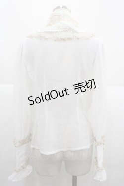 画像2: ALICE and the PIRATES / スノードームブラウス  白 I-25-11-24-001-PA-BL-SA-ZI