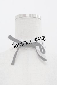 MILK / Lace decoチョーカー  白Ｘ黒 I-25-11-24-094-ML-AC-SA-ZI