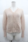 Katie / FLUFFY v neck short cardigan  ライトピンク I-25-11-24-010-LO-TO-SA-ZI