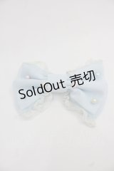 Angelic Pretty / シフォンパールリボンバレッタ  サックス I-25-11-24-108-AP-AC-SA-ZI