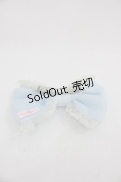 画像2: Angelic Pretty / シフォンパールリボンバレッタ  サックス I-25-11-24-108-AP-AC-SA-ZI