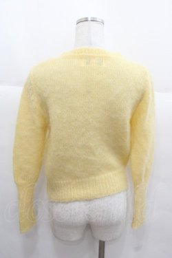 画像2: Katie / FLUFFY v neck short cardigan  イエロー I-25-11-24-011-LO-TO-SA-ZI