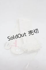 BABY,THE STARS SHINE BRIGHT / リボン通しレースオーバーニーソックス  白 I-25-11-24-121-BA-ZA-SA-ZI