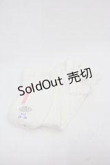 BABY,THE STARS SHINE BRIGHT / トーションレースハイソックス  白 I-25-11-24-122-BA-ZA-SA-ZI