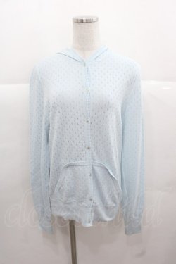 画像1: Katie / LACY LACY hooded cardigan  サックスブルー I-25-11-24-016-LO-TO-SA-ZI