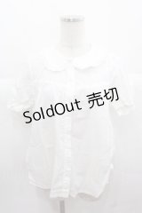 Katie / GIRL-SITS! puff blouse XS ホワイト I-25-11-24-017-LO-BL-SA-ZI