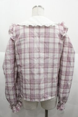 画像2: Ank Rouge / 肩開きスピンドルブラウス  ピンク I-25-11-24-002-CA-BL-SA-ZI